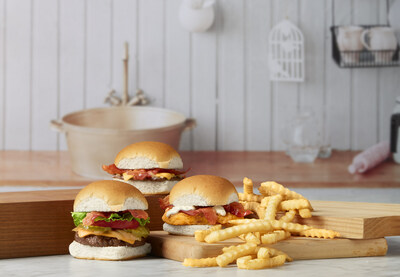 The $5 Bacon Bundle ($6 in Arizona) comes with a choice of two Bacon Sliders — choose from the Bacon Cheese Slider, the 1921 Bacon Cheese Slider or the new Chicken Bacon Ranch Slider — and a small order of fries.