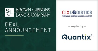 Brown Gibbons Lang & Company (BGL) is pleased to announce the sale of CLX Logistics (CLX) to Quantix. BGL's Industrial Distribution and Supply Chain & Logistics Services teams served as the exclusive financial advisor to CLX in the transaction. The specific terms of the transaction were not disclosed.