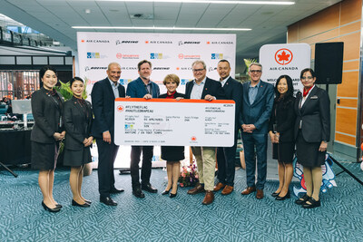Air Canada inaugure une nouvelle liaison transpacifique de Vancouver  Singapour (Groupe CNW/Air Canada)