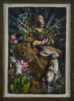 Margo Selski "Summer Goddess" Oil on linen