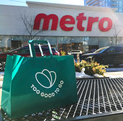 Metro and Too Good To Go join forces to reduce food waste and lower grocery bills for Quebecers (CNW Group/METRO INC.)