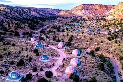 Glass Sky Domes at Clear Sky Resorts Bryce Canyon