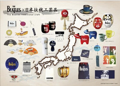 THE BEATLES Collaboration, National Map of Japanese Traditional Crafts
2024 Apple Corps Ltd. ABeatles TM Product