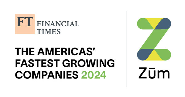 The Financial Times names Zum one of “The Americas’ Fastest Growing Companies 2024,” a recognition that supports Zum’s position as the leader in modern student transportation.