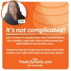 Over 8000 AT&amp;T and DIRECTV Workers Seek Contract Resolution by Mid-Night Saturday - Launch TreatLilyFairly.com to highlight issues before the expiration deadline.