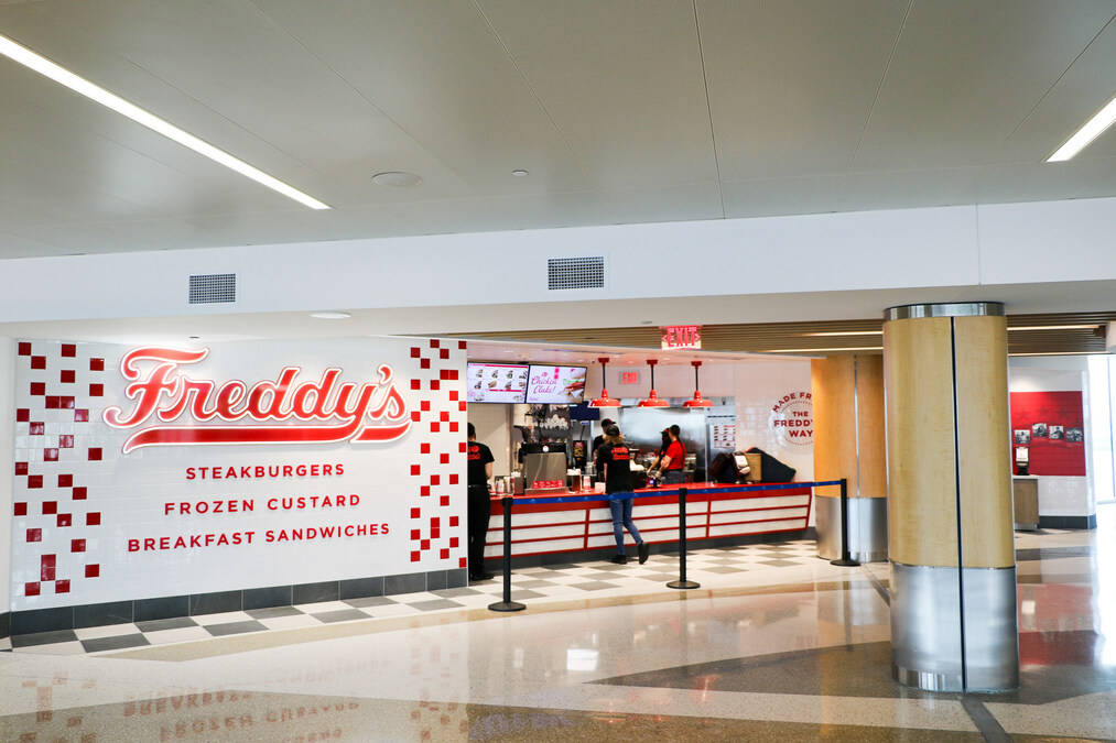 Freddy's Frozen Custard & Steakburgers Opens Second Airport Location - Vimarsana News