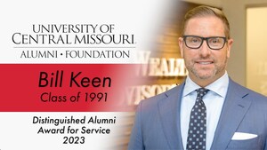 Keen Wealth Advisors' Founder and CEO, Bill Keen, Honored with University of Central Missouri's 2023 Distinguished Alumni Award for Service