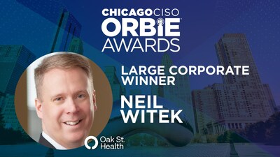 Large Corporate ORBIE Winner, Neil Witek of Oak Street Health