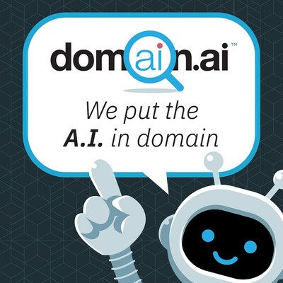 Domain.ai logo and tagline