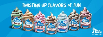 New Blue Bunny Twist Pints Twist Two Fun-Filled Flavors into One