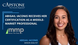 Capstone's Abigail Iaconis Earns Middle-Market Professional Certification