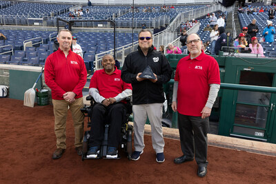 Paralyzed Veterans of America awarded the Washington Nationals their 2024 Barrier-Free America Award.