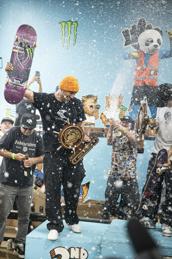 Monster Energy's Kelvin Hoefler Claims Second Place in Skateboard Street at the 30th Annual 2024 Tampa Pro