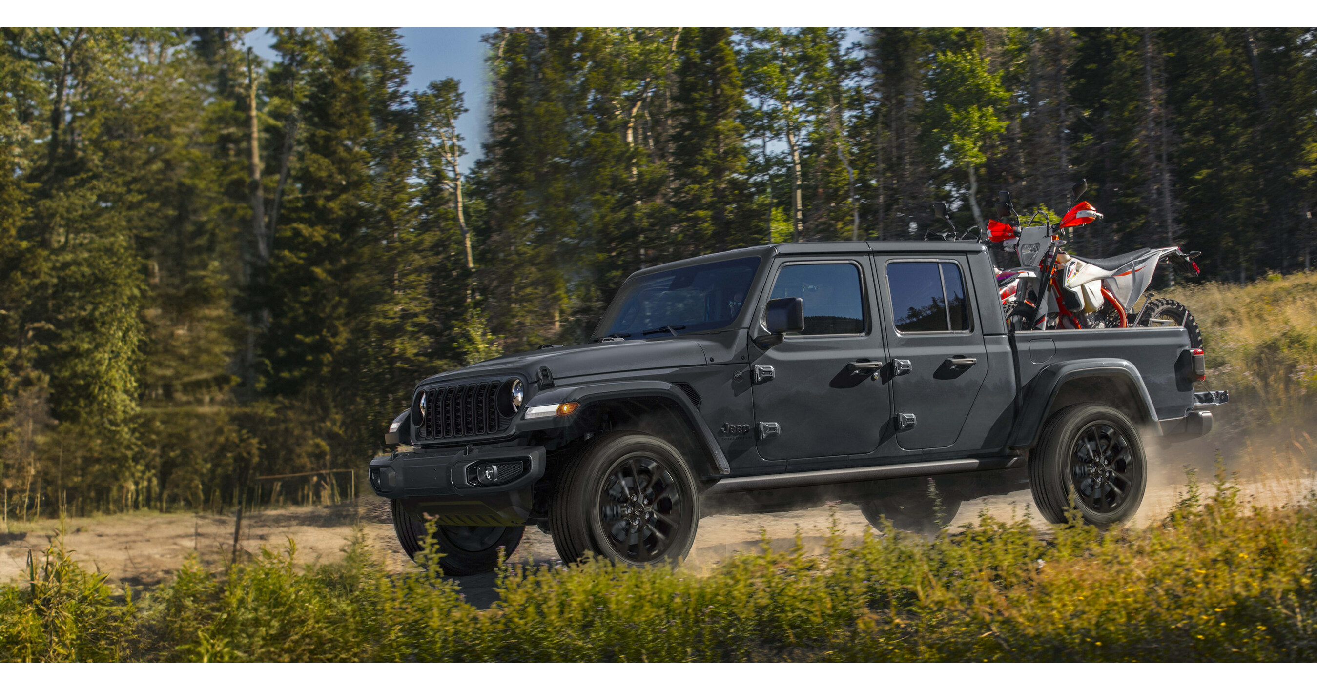 Total Eclipse 2024 Jeep® Gladiator adds new, black NightHawk package