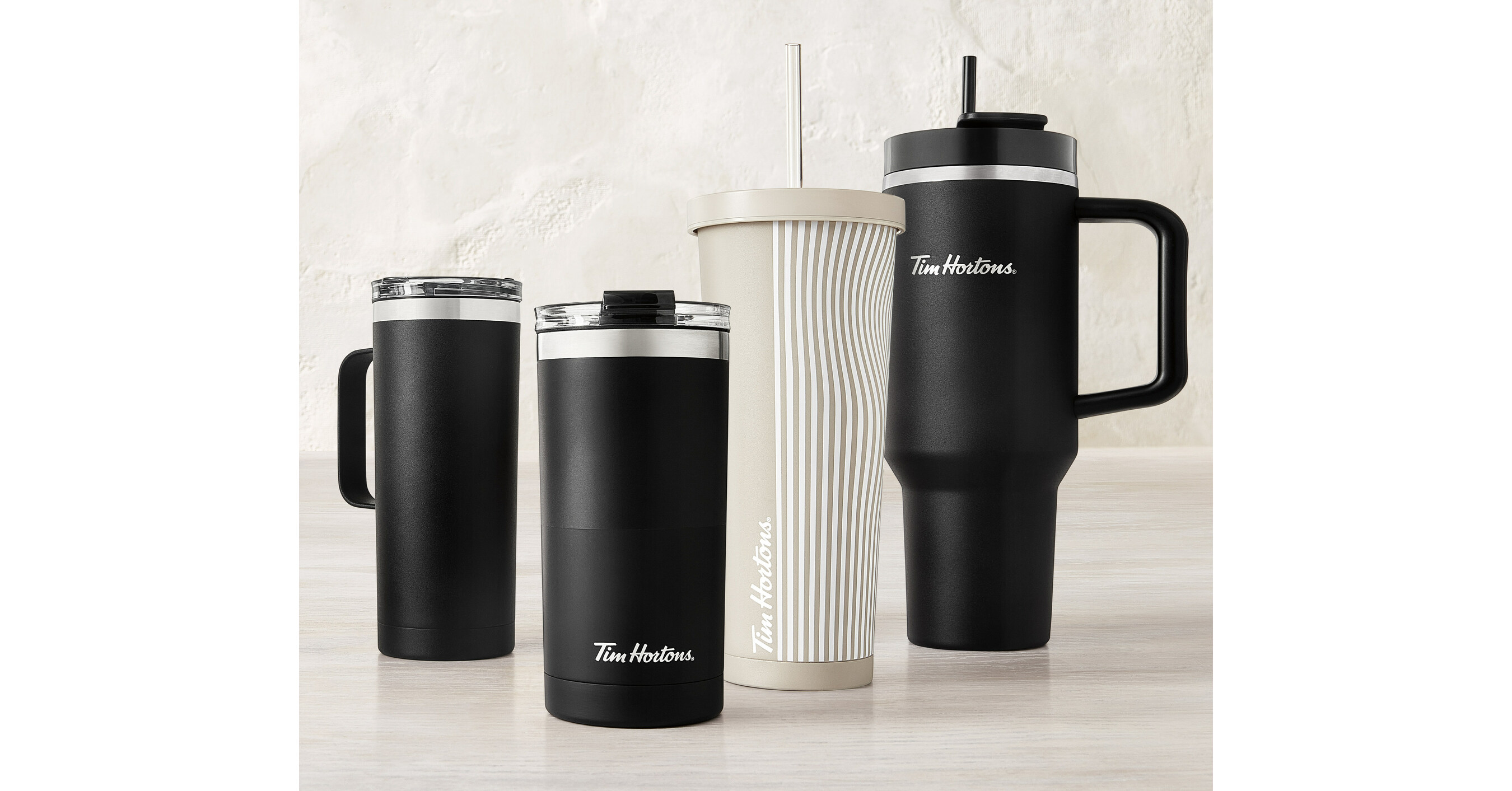 New Tim Hortons Everyday Drinkware Collection features a jumbo 1.2L