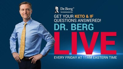 Join Dr. Berg Live: Your Weekly Dose of Keto Clarity and Fasting Facts — Fridays at 11 AM EST