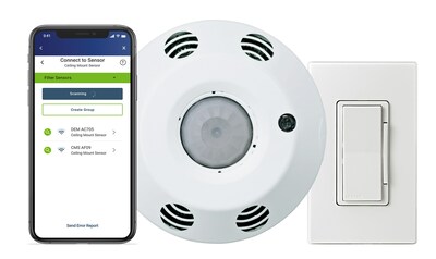 Along with occupancy/vacancy sensing, dimming, and daylight harvesting, Leviton's SRC and CMS solutions can be wirelessly networked to expand the field-of-view for spaces up to 10,000 square feet and control up to ten zones independently.