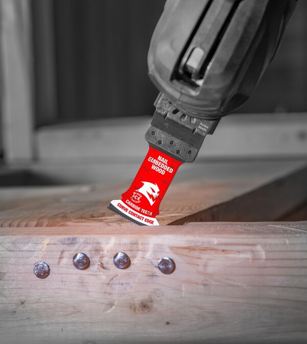 Diablo Tools Takes the Heat and the Plunge with AMPED™ Demo Demon™ Carbide Teeth Oscillating