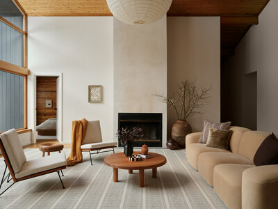 Perry rug in Stone. Photo: Alice Gao