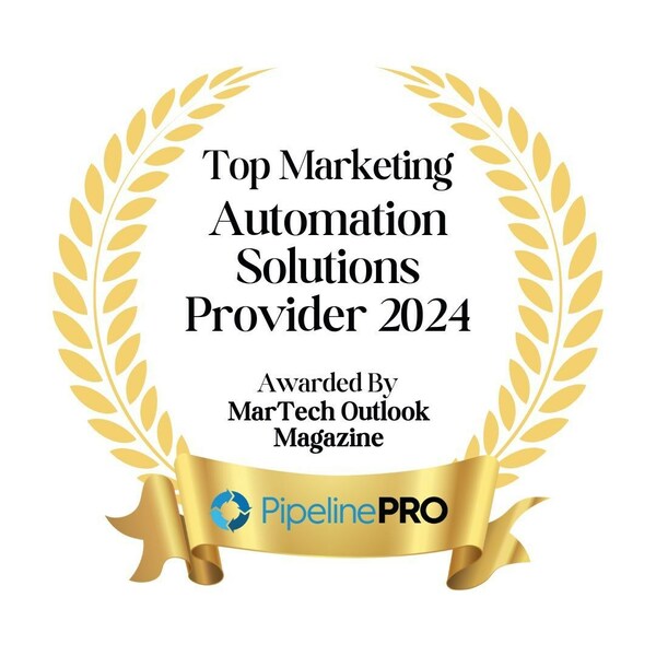 PipelinePRO The Top Marketing Automation Solutions Provider 2024 by MarTech Outlook Magazine