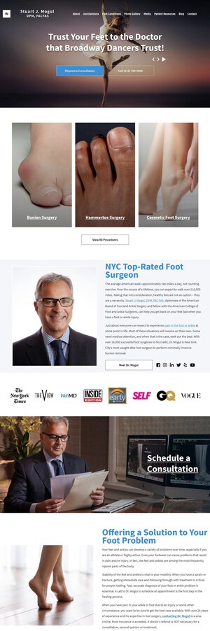 Renowned NYC Foot Surgeon Dr. Stuart J. Mogul Introduces the Revolutionary Lapiplasty Mini-Incision™ Procedure for Accelerated Healing and Recovery