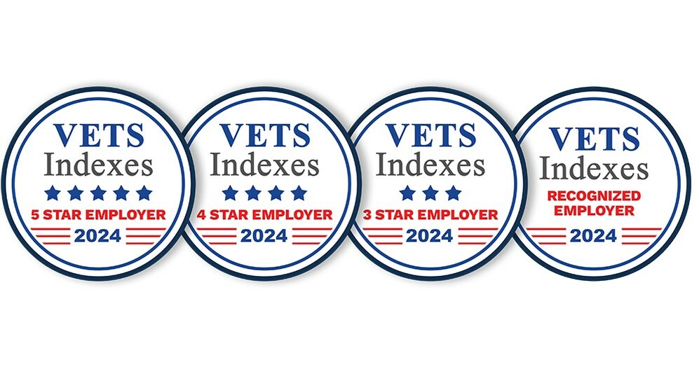 VETS Indexes announces the 2024 VETS Indexes Employer Awards recipients