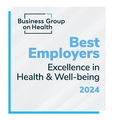 最佳雇主：健康与福利卓越奖标志