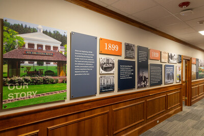 NYCM Insurance Historical Hallway is officially completed, sharing unique history and facts over the last 125 years.