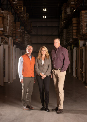 (Left to right) Koopman Lumber Co-Owners: Tony Brookhouse (COO); Denise Brookhouse (CFO); Dirk Koopman (CEO)