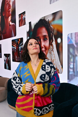 Jessie J partners with Dove to mark 20 years of the Campaign For Real Beauty and commits to keeping beauty ?real' by never using AI to represent real women in its ads at Outernet London on April 9, 2024 in London (PRNewsfoto/Dove)
