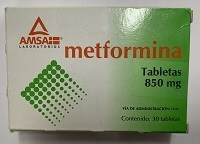 AMSA Laboratorios Metformina Oral Tablets (CNW Group/Health Canada (HC))