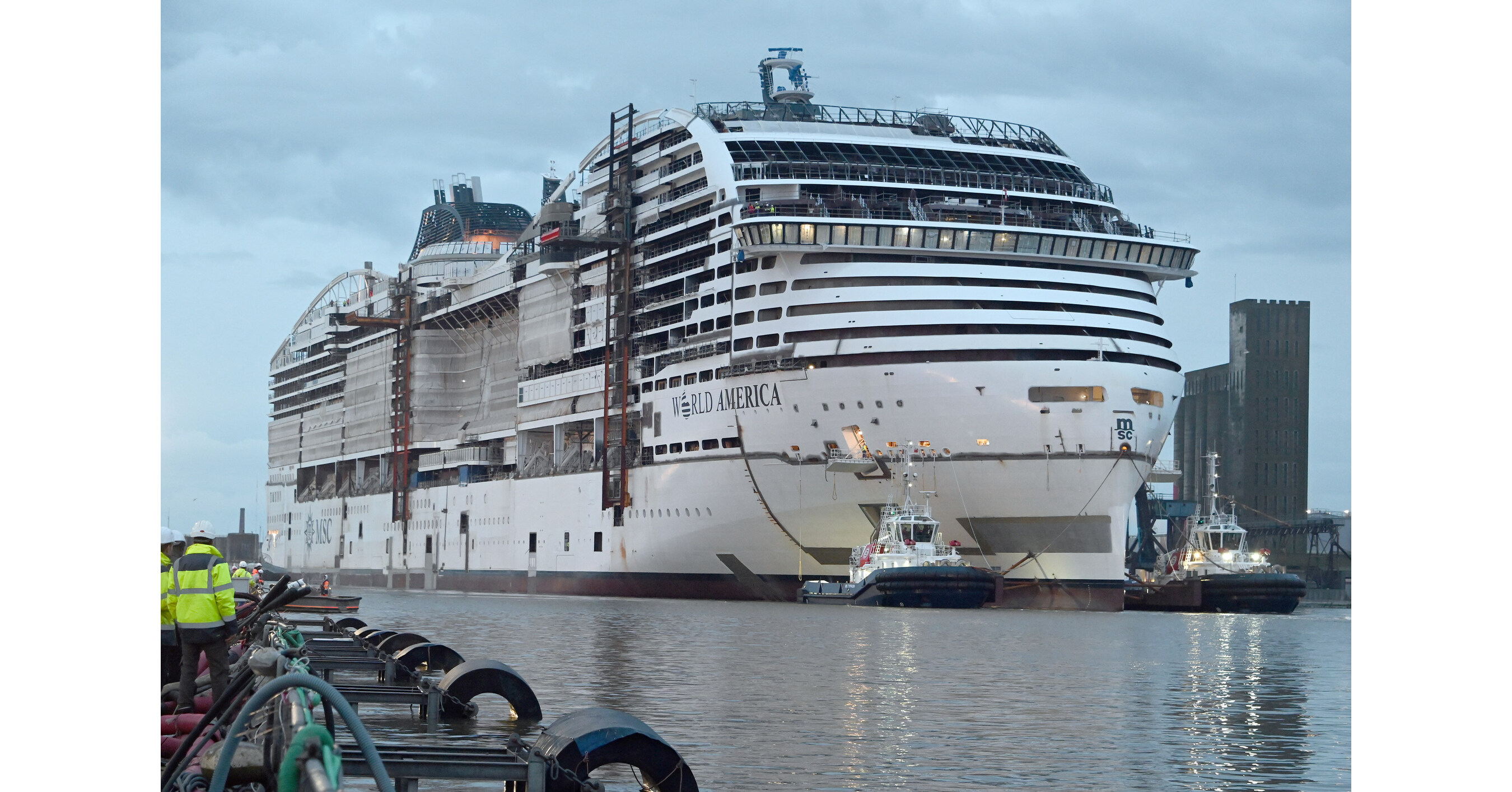 MSC CRUISES AND CHANTIERS DE L’ATLANTIQUE MARK TWO IMPORTANT MILESTONES FOR NEW WORLD CLASS SHIPS