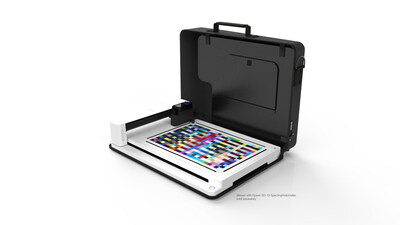 When paired with the Epson SD-10 Spectrophotometer, the new Auto Chart Reader and Epson Edge Color Lite Software provide quick, easy and automated color chart measurements. The color management workflow creates color profiles and quickly verifies and calibrates color, helping print shops save time and resources by avoiding reprints due to color inaccuracies.