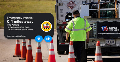 TravelCenters of America and the NATSO Foundation announced a new initiative implemented to significantly enhance the safety of TA’s Emergency Roadside Assistance technicians who repair commercial vehicles along the Interstate Highway System.