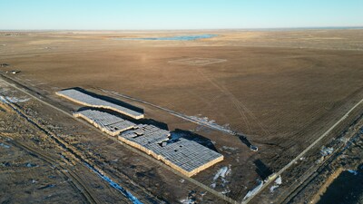 Site du projet solaire Tilley  Newell, en Alberta. (Groupe CNW/Canada Infrastructure Bank)