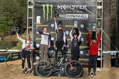 Monster Army's Erice Van Leuven Takes Third Place and Abby Ronca Lands in Fourth Place in the Pro Women's Division at the Monster Energy Pro DH in North Carolina.