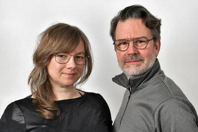 Elisabeth Picard et Ghislain Brodeur, artistes. Crdit photo : Ghislain Brodeur (Groupe CNW/cole de technologie suprieure)