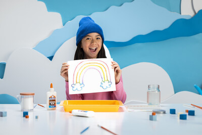 Elmer’s Creations helps you create your own watercolor salt masterpiece that you’ll be proud to hang up.
