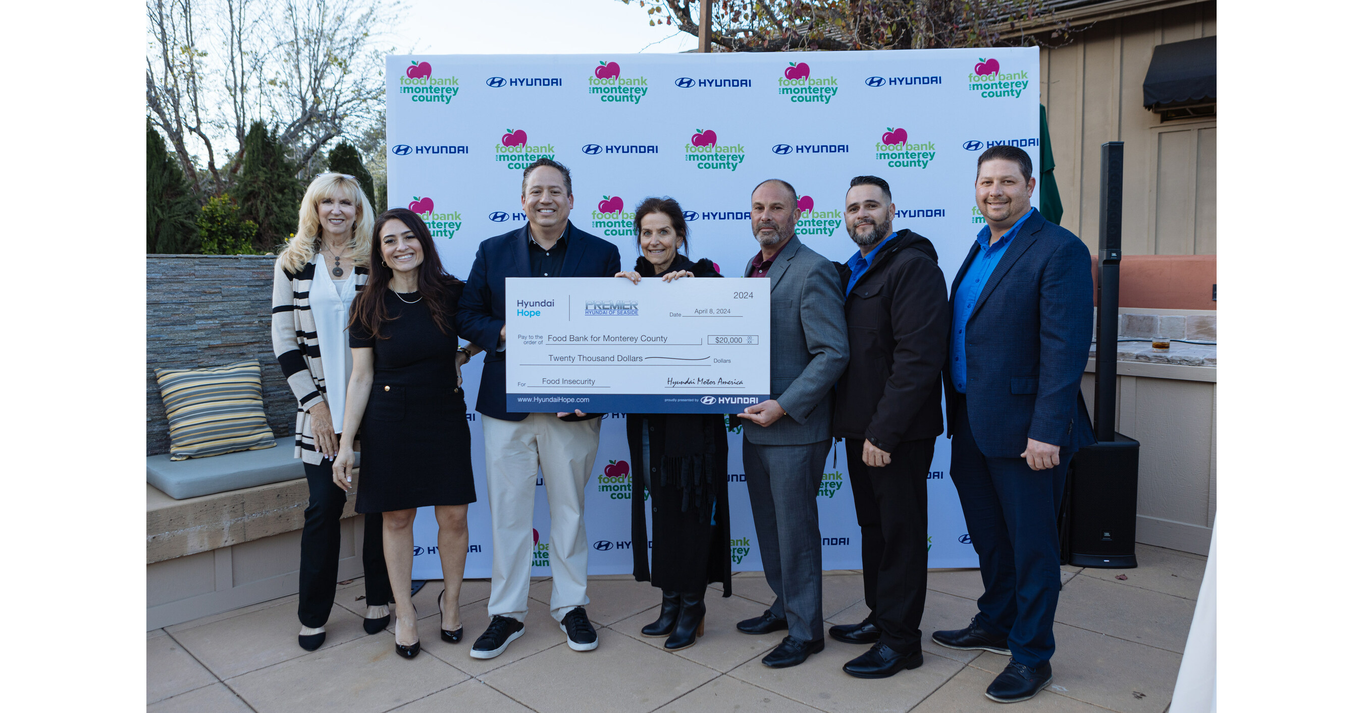 Hyundai and Premier Hyundai of Seaside Donate $20,000 to Food Bank for ...