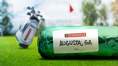 Chipotle is offering burritos wrapped in green foil exclusively at its Augusta, GA restaurant for a limited time.