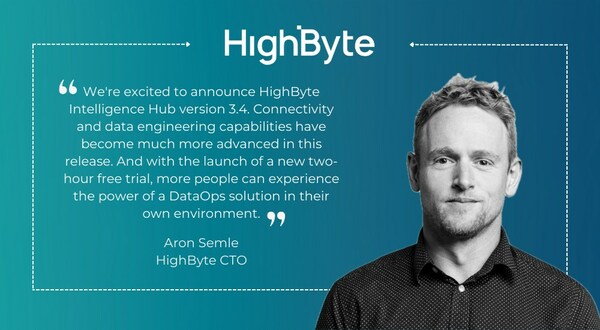 Statement from HighByte CTO Aron Semle.