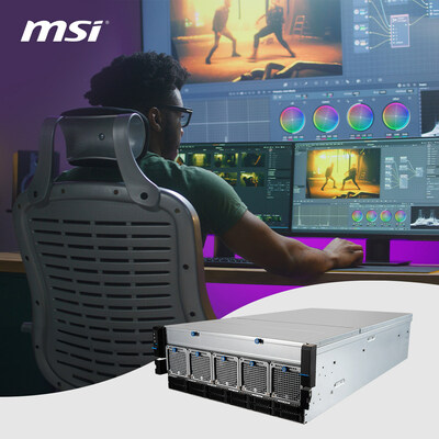 MSI G4101 Server is Purpose-Built to Unleash the Full Potential of Creative Professionals in the Media and Entertainment Industry