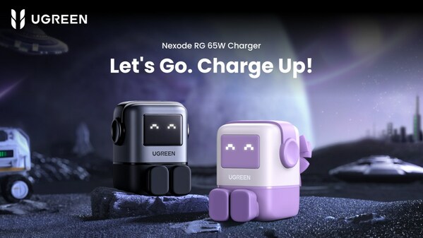 UGREEN Nexode RG 65W charger offers a unique charging experience with its innovative robot design and powerful charging performance.