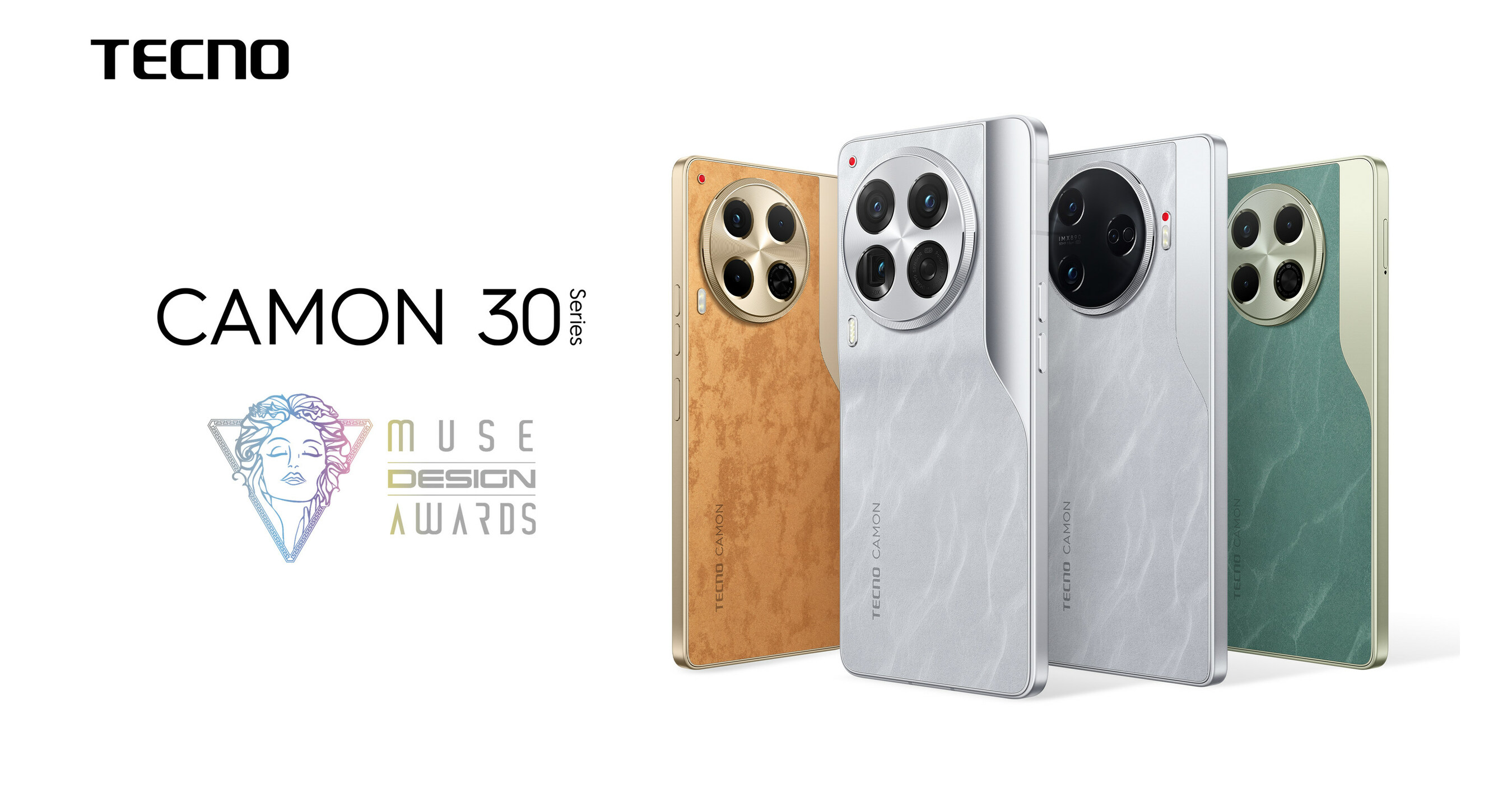 TECNO CAMON 30 Series Tech Art Leather Edition Wins Platinum at MUSE Design Awards