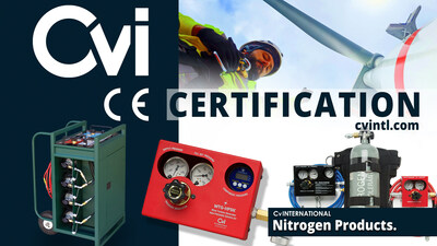 Cv International achieves CE Certification on 6 Nitrogen Servicing Products: NDSK-1, NDSK-II, NBSS-3, NBK-4, NBK-5 and WindKit.