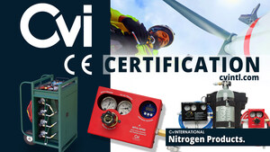 Cv International Receives CE Certification for Six Nitrogen Servicing Products