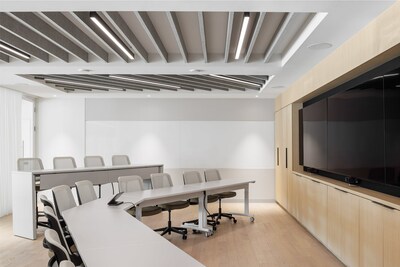 A Virtual Conference Room on the mezzanine level of Targray's New World Headquarters
