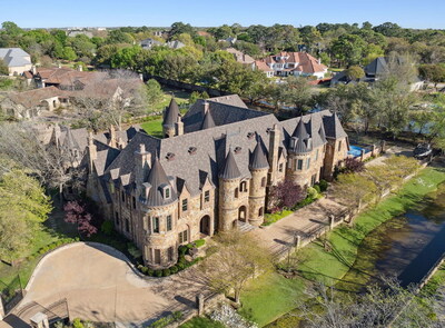 Castle cool: 1161 La Mirada Court in Southlake, Texas, near Dallas and Fort Worth, offers more than 13,000 square feet of decadence, including a swim-through grotto, two-story closet, movie theater, tennis court and 12 baths. It is represented by Jason Clark of Briggs Freeman Sotheby's International Realty for $7,850,000.