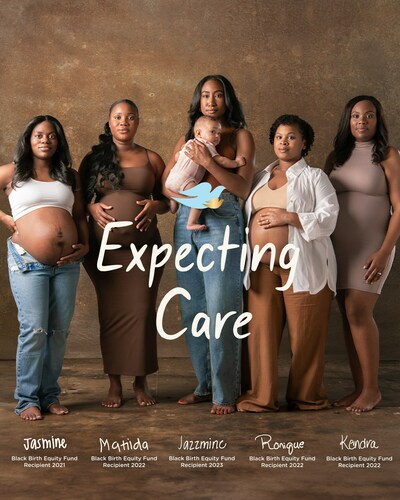 Baby Dove’s new Expecting Care portrait series features five Black Birth Equity Fund grant recipients to celebrate the power of Black motherhood.