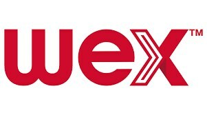 WEX logo. Red letters on white background.
